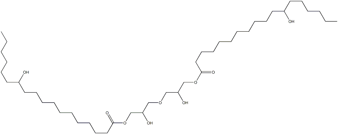 POLYGLYCERYL-2 DIPOLYHYDROXYSTEARATE Struktur