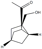 Ethanone, 1-[6-(hydroxymethyl)bicyclo[2.2.1]hept-2-yl]-, [1S-(2-exo,6-endo)]- Struktur