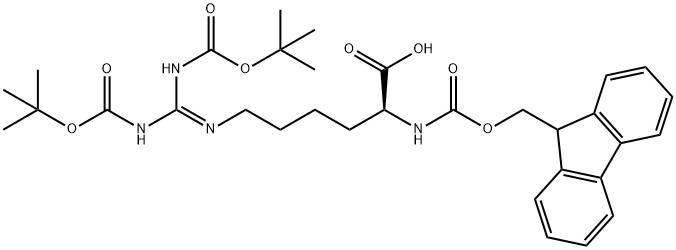 Fmoc-HomoArg(Boc)2-OH Structure