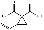 1,1-Cyclopropanedicarboxamide,2-ethenyl-(9CI) Struktur