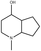 1H-1-Pyrindin-4-ol,octahydro-1-methyl-(8CI) Struktur