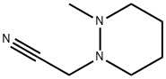 1(2H)-Pyridazineacetonitrile,tetrahydro-2-methyl-(9CI) Struktur