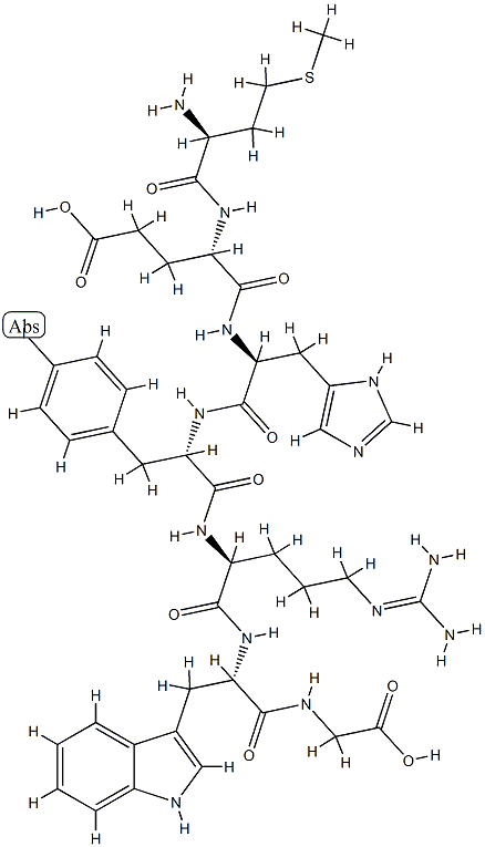 (p-Iodo-Phe)-ACTH (4-10) Struktur