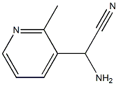 3-Pyridineacetonitrile,alpha-amino-2-methyl-(9CI) Struktur