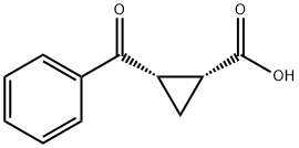 2-benzoylcyclopropanecarboxylic acid Struktur