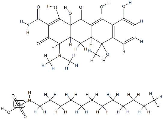 tetracycline dodecylsulfamate Struktur