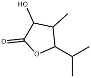 2(3H)-Furanone,dihydro-3-hydroxy-4-methyl-5-(1-methylethyl)-(9CI) Struktur