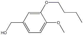 (3-butoxy-4-methoxyphenyl)methanol Struktur