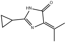 4H-Imidazol-4-one,2-cyclopropyl-1,5-dihydro-5-(1-methylethylidene)-(9CI) Struktur