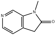 2H-Pyrrolo[2,3-c]pyridin-2-one,1,3-dihydro-1-methyl-(9CI) Struktur