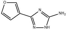 1H-1,2,4-Triazol-3-amine,5-(3-furanyl)-(9CI) Struktur