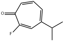 2,4,6-Cycloheptatrien-1-one,2-fluoro-4-(1-methylethyl)-(9CI) Struktur