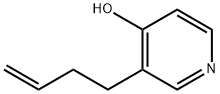 4-Pyridinol,3-(3-butenyl)-(9CI) Struktur