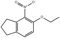 1H-Indene,5-ethoxy-2,3-dihydro-4-nitro-(9CI) Struktur