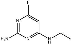 2,4-Pyrimidinediamine,N4-ethyl-6-fluoro-(9CI) Struktur