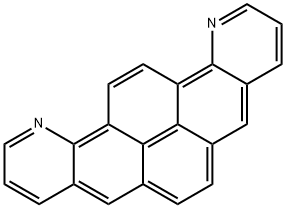 Naphtho[1,8-gh:4,5-g'h']diquinoline Struktur