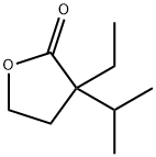 2(3H)-Furanone,3-ethyldihydro-3-(1-methylethyl)-(9CI) Struktur