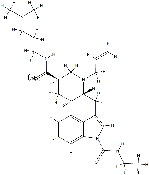 Cabergoline Impurity B Struktur