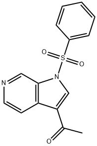 1-(1-(phenylsulfonyl)-1H-pyrrolo[2,3-c]pyridin-3-yl)ethanone(WXC04763) Struktur