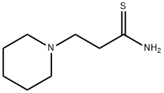 3-piperidin-1-ylpropanethioamide Struktur