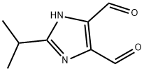 1H-Imidazole-4,5-dicarboxaldehyde,2-(1-methylethyl)-(9CI) Struktur