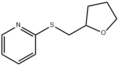 Pyridine,2-[[(tetrahydro-2-furanyl)methyl]thio]-(9CI) Struktur