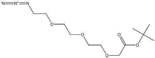 N3-PEG3-CH2COOtBu Struktur