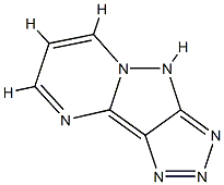 1H-1,2,3-Triazolo[4,5:3,4]pyrazolo[1,5-a]pyrimidine  (9CI) Struktur