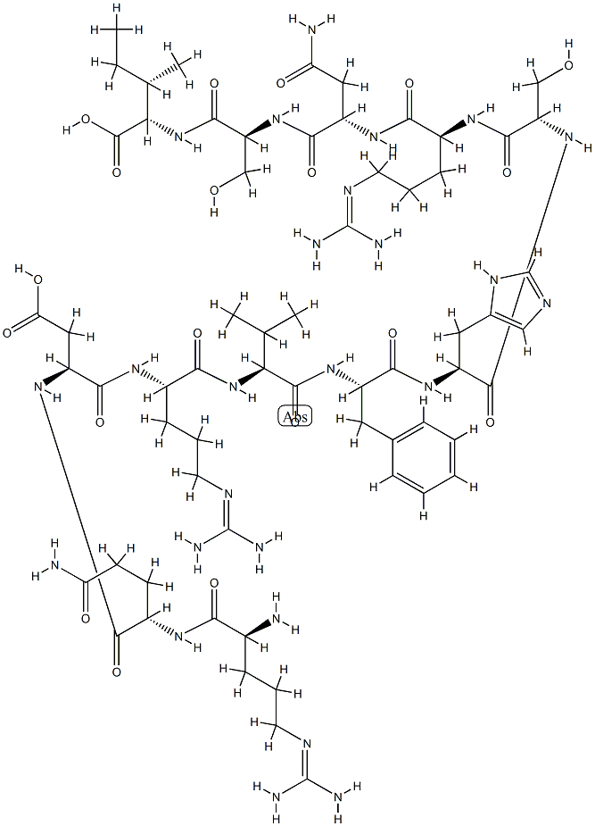 (PHE1376)-FIBRONECTIN FRAGMENT (1371-1382), 174063-90-2, 結(jié)構(gòu)式