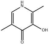 4(1H)-Pyridinone,3-hydroxy-2,5-dimethyl-(9CI) Struktur