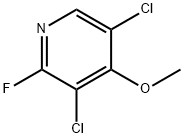 Pyridine,3,5-dichloro-2-fluoro-4-methoxy-(9CI) Struktur