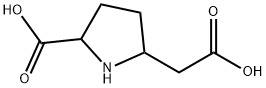 2-Pyrrolidineaceticacid,5-carboxy-(9CI) Struktur