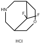 9,9-Difluoro-3-Oxa-7-Aza-Bicyclo[3.3.1]Nonane Hydrochloride(WX120103S1) Struktur