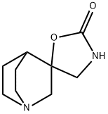 Spiro[1-azabicyclo[2.2.2]octane-3,5-oxazolidin]-2-one (9CI) Struktur