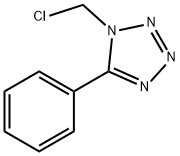 1H-Tetrazole,1-(chloromethyl)-5-phenyl-(9CI) Struktur