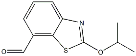 7-Benzothiazolecarboxaldehyde,2-(1-methylethoxy)-(9CI) Struktur