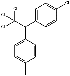 Benzene, 1-chloro-4-[2,2,2-trichloro-1-(4-Methylphenyl)ethyl]- Struktur