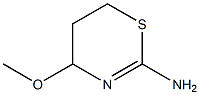 4H-1,3-Thiazin-2-amine,5,6-dihydro-4-methoxy-(9CI) Struktur