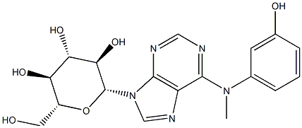 meta-TOPOLIN-9-GLUCOSIDE (mT9G) Struktur