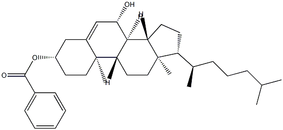 3β-(Benzoyloxy)cholest-5-en-7β-ol Struktur