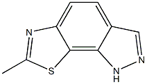 1H-Pyrazolo[4,3-g]benzothiazole,7-methyl-(8CI,9CI) Struktur