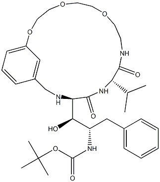 1OH-2BocNH-3PhPr [17]Metacyclophane deriv. Struktur