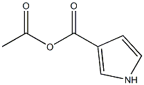 1H-Pyrrole-3-carboxylicacid,anhydridewithaceticacid(9CI) Struktur