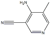 3-Pyridinecarbonitrile,4-amino-5-methyl-(9CI) Struktur