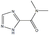 1H-1,2,4-Triazole-3-carboxamide,N,N-dimethyl-(9CI) Struktur