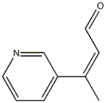 2-Butenal,3-(3-pyridinyl)-(9CI) Struktur