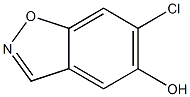 1,2-Benzisoxazol-5-ol,6-chloro-(9CI) Struktur