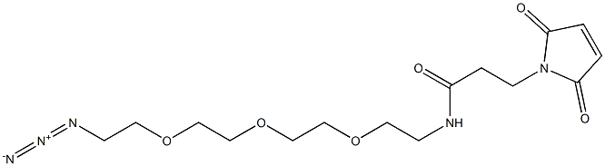 Azido-PEG3-Maleimide Struktur