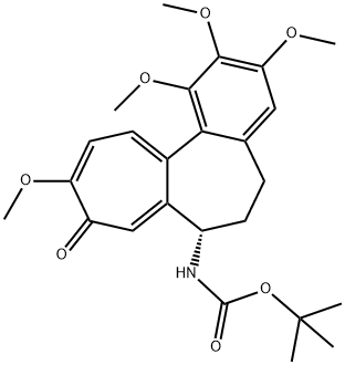 N-(tert-Butoxycarbonyl)deacetylcolchicine Struktur