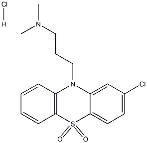 Chlorpromazine Sulfone Hydrochloride Struktur